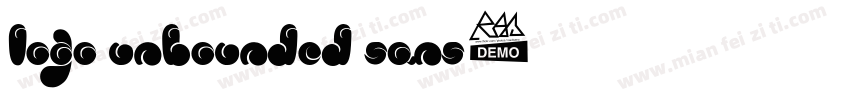 Logo Unbounded Sans字体转换